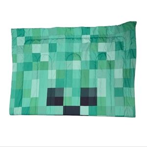 Minecraft Creeper Reversible Comforter And Pillow Case